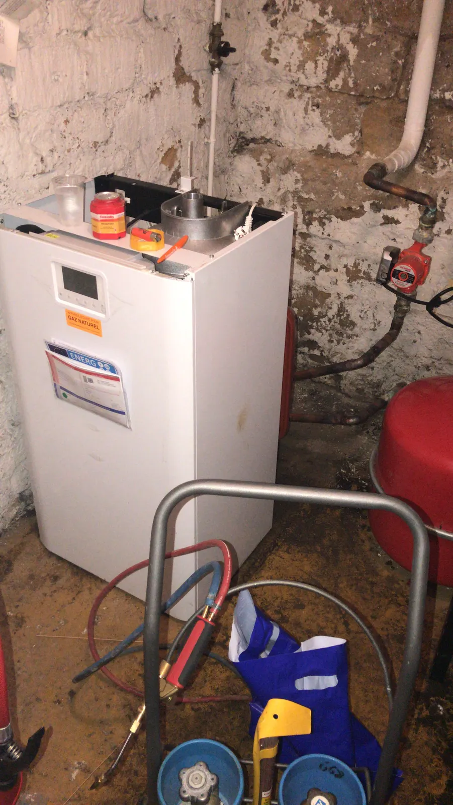 Mise en service d'un module intérieur de pompe à chaleur